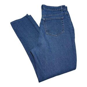 St. John’s Bay Stretch‎ Cotton Blend Tapered Blue Jean Pants Women’s 12